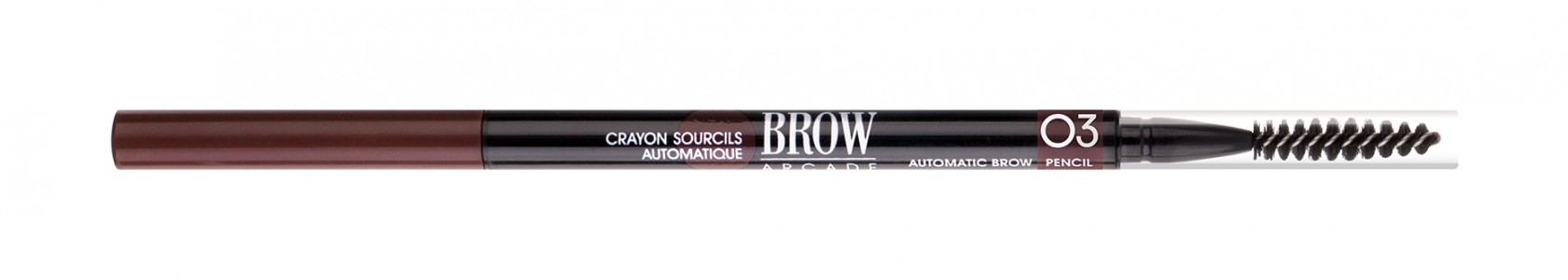 Карандаш для бровей Vivienne Sabo Brow Arcade Automatic Eyebrow Pencil 03 (Цвет 03 Темно-коричневый variant_hex_name 402013) (6680)