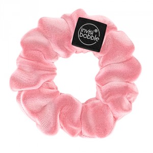 Розовая тканевая резинка для волос Invisibobble SPRUNCHIE Prima Ballerina (Цвет Prima Ballerina variant_hex_name d9b2b9) (6489)