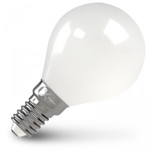 Лампа X-flash P45 E14 4W 230V желтый свет, матовая, филамент (48083)