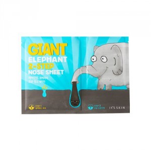 Пластырь для удаления чёрных точек It's Skin Giant Elephant 2-Step Nose Sheet (9510)