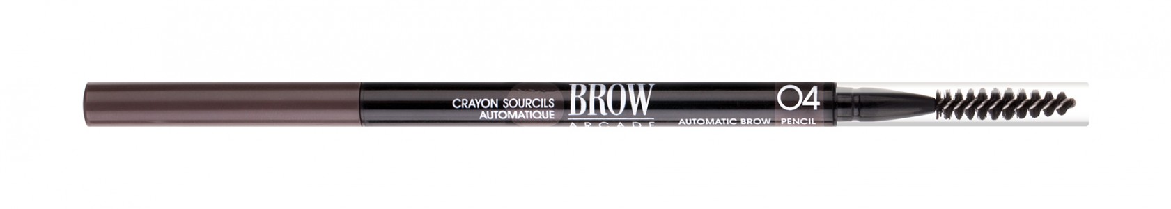 Карандаш для бровей Vivienne Sabo Brow Arcade Automatic Eyebrow Pencil 04 (Цвет 04 Серо-коричневый variant_hex_name 45322B) (6680)