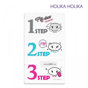Систем для борьбы с черными точками Holika Holika Pig Clear Black Head 3 Step Ki No Water (6235)