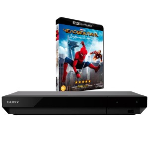 3D Blu-Ray-плеер Sony UBP-X700/BM + BD "Spiderman" (UBPX700SPIDER.YC)