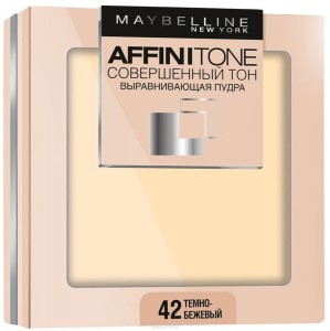 Компактная пудра Maybelline New York Affinitone 42 (Цвет 42 Темно-бежевый variant_hex_name dbb298) (1000)