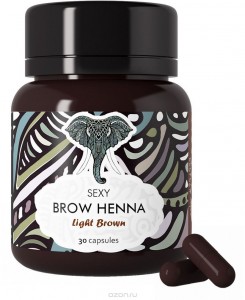 Окрашивание бровей Sexy Brow Henna Светло-коричневая хна для профессионального использования (Цвет Светло-коричневый variant_hex_name 82411a) (SH-00004)