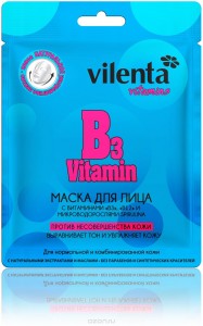 Тканевая маска Vilenta Vitamin В (9726)
