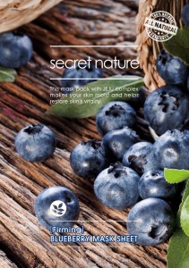 Тканевая маска Secret Nature Firming Blueberry Mask Sheet (Объем 25 мл) (9631)