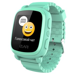 Часы с GPS трекером Elari Часы Elari KidPhone 2 Green (зеленый)