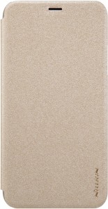 Чехол Nillkin Nillkin Sparkle Leather Case для Apple iPhone X золотистый (6902048146334)