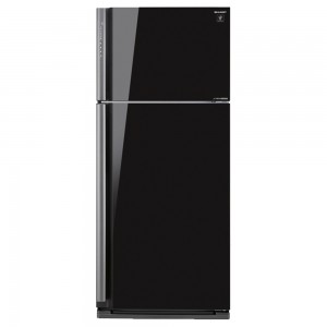 Холодильник с верхней морозильной камерой Широкий Sharp SJ-XP59PGBK