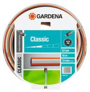 Шланг Gardena Classic 18001 длина 18м диаметр 13мм (1/2'') 22бар (18001-20.000.00)
