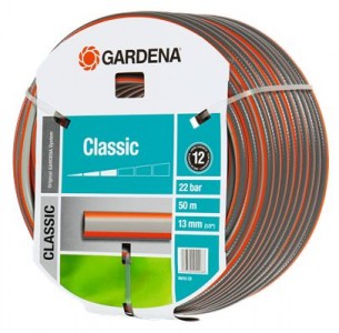 Шланг Gardena Classic 18010 длина 50м диаметр 13мм (1/2'') 22бар (18010-20.000.00)