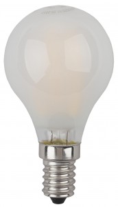 Лампа светодиодная ЭРА F-LED P45 E14 7W 220V 4000K матовая (Б0027957)
