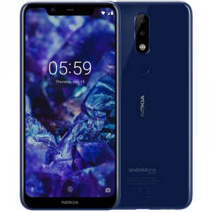 Смартфон Nokia 5.1 Plus Blue (TA-1105) (11PDAL01A01)