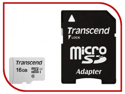 Карта памяти Transcend TS16GUSD300S-A