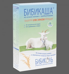 Каша Бибиколь БИБИКОЛЬ БИБИКАША молочная овсяная на козьем молоке (с 5 месяцев) 200 г, 1шт. (692693)