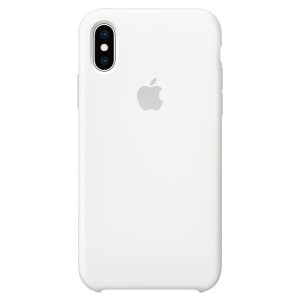Чехол для iPhone Apple iPhone XS Silicone Case White (MRW82ZM/A)