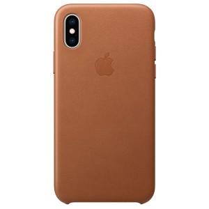 Чехол для iPhone Apple Чехол-крышка Apple MRWP2ZM/A для iPhone XS, кожа, коричневый