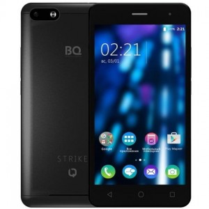 Смартфон BQ Mobile BQ BQS-5020 Strike 8Гб, Черный, Dual SIM, 3G