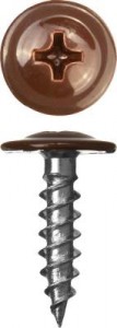 Саморезы Зубр ПШМ для листового металла 16x4.2мм 500 шт ral-8017 шоколадно-корич. (300191-42-016-8017)