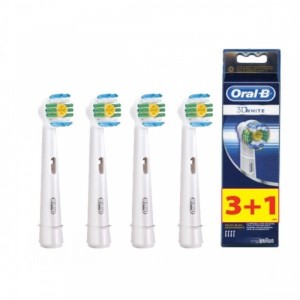 Насадка для электрической зубной щетки Oral-B Braun EB18 3DWhite 3+1шт