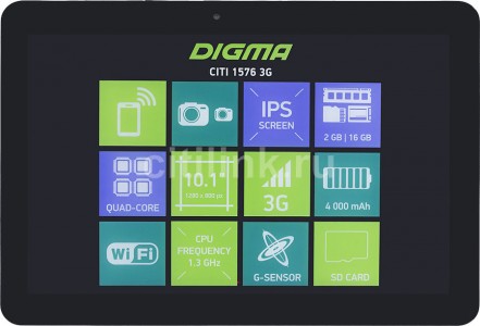 Планшет Digma CITI 1576 3G (CS1194MG)